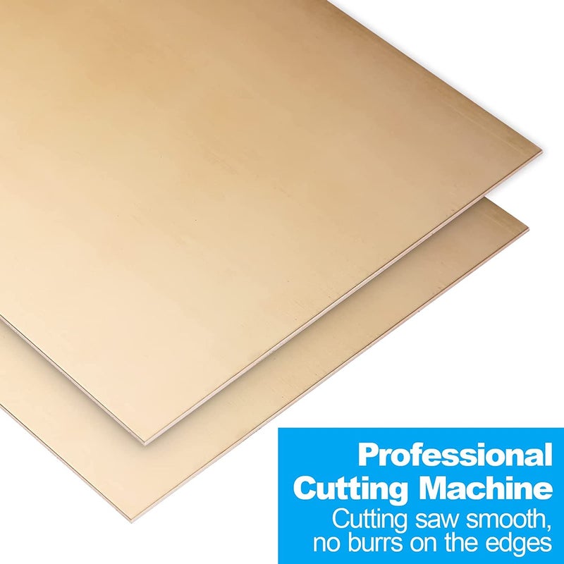 Tsmhisd ورقة نحاسية، صفائح معدنية، 12" طول × 6" عرض × 0.016" سمك، 26 قياس، ورقة نحاسية - Image 4
